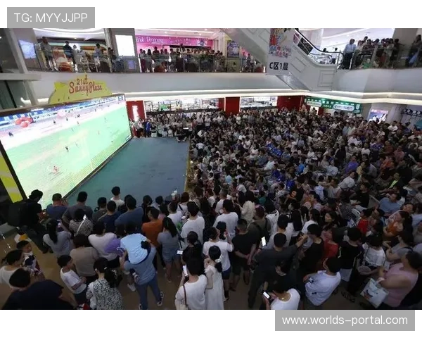 现场观众扫码观看直播，无法到场者同步参与赛事